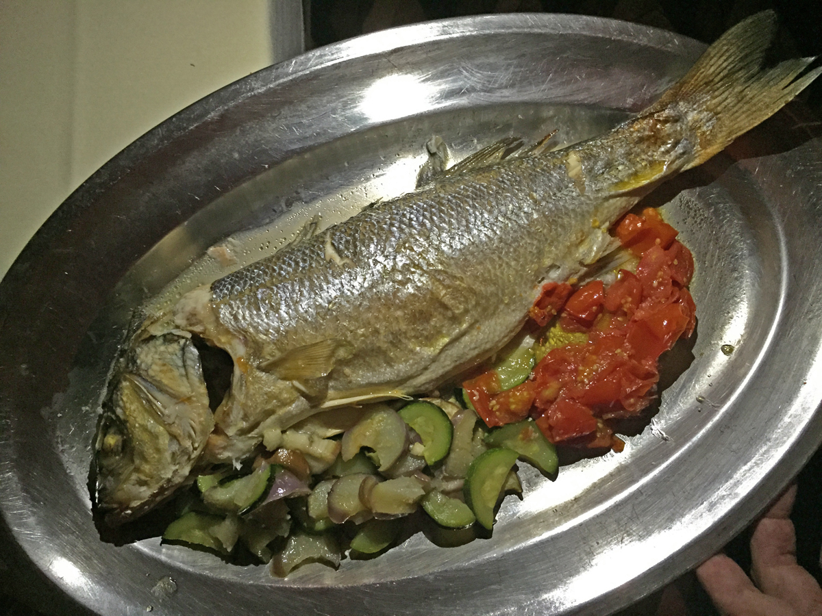 L'Osteria branzino ret