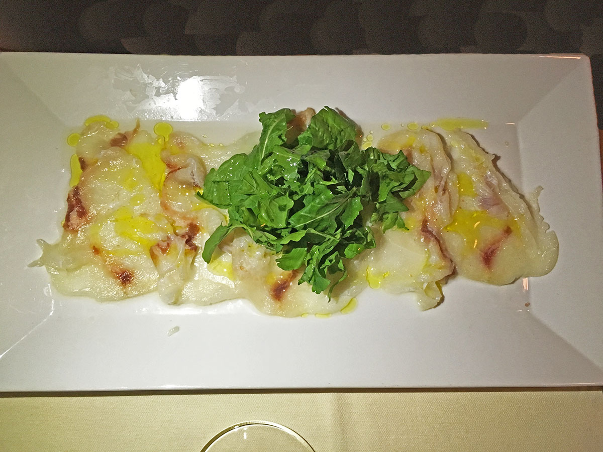 L'Osteria crudo mero ret