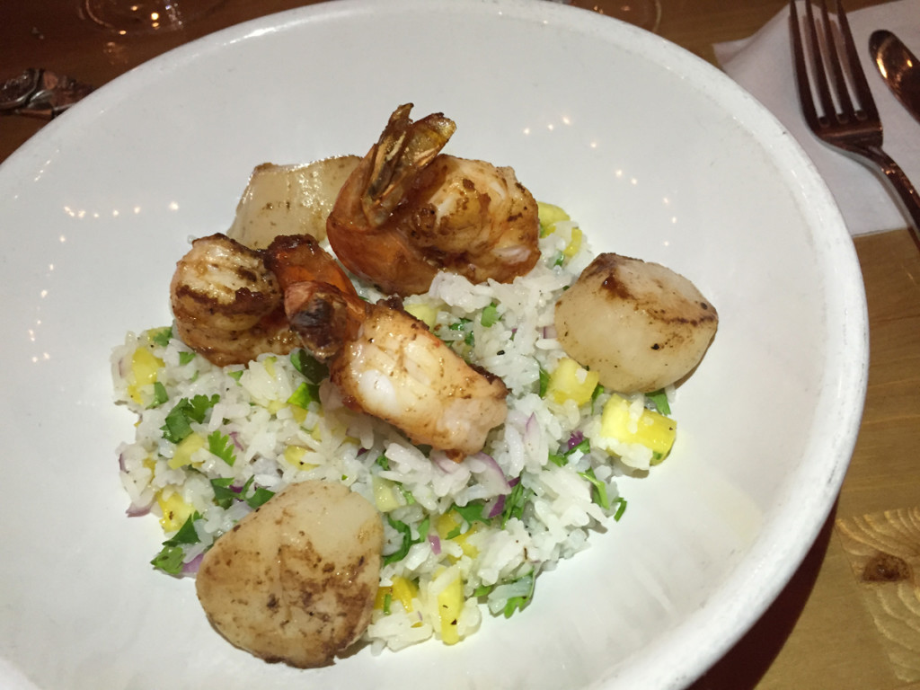 Alba camarones y vieiras ret