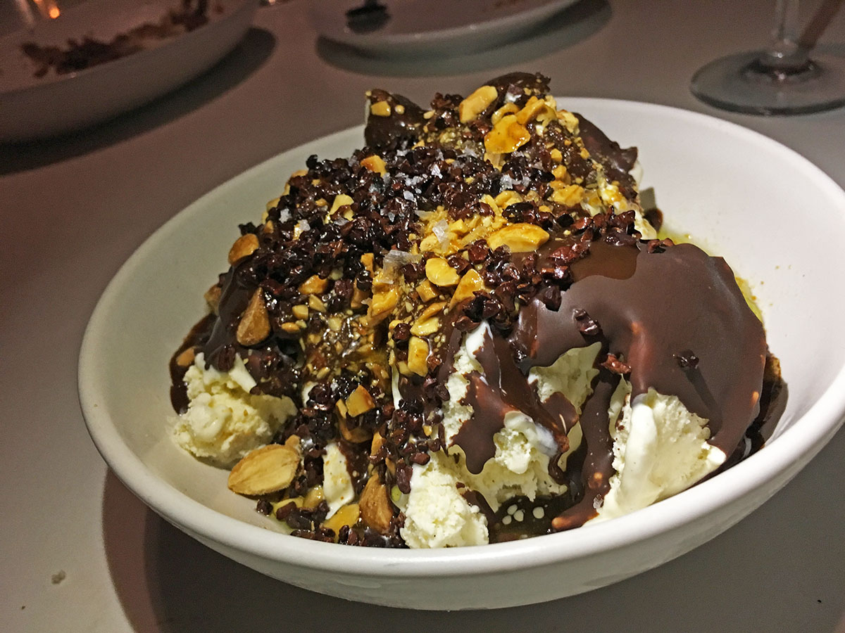 Glass & Vine olive oli postre ret