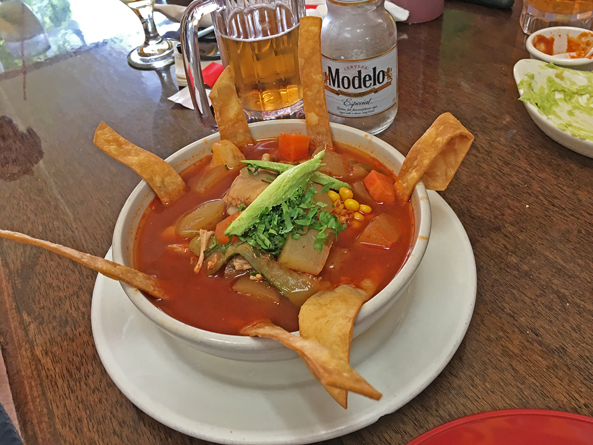 Rinconcito Mexicano sopa tortilla ret