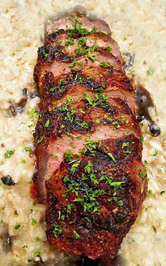 Piccolino ribeye y risotto