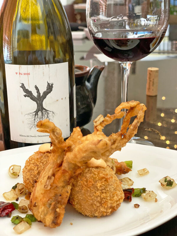 Chop H crab y croquettes ret